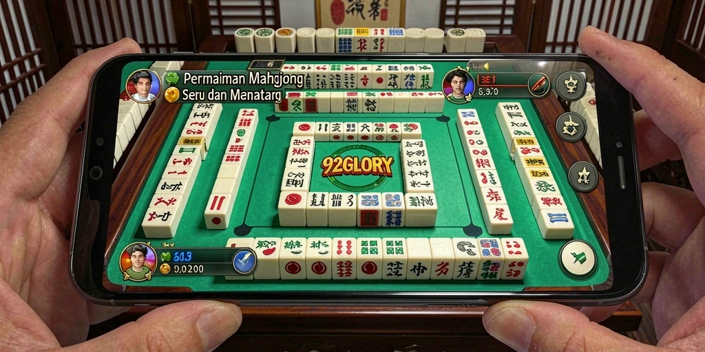 Gameplay Mahjong yang seru dan menantang di 92GLORY.