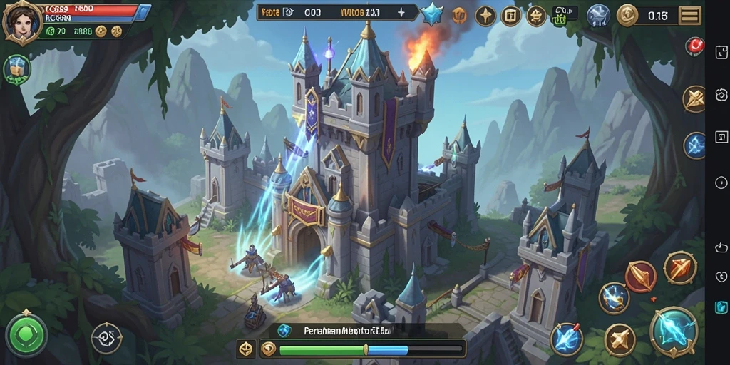Tampilkan gameplay menakjubkan dari FC888 dalam aksi Tower Defense.