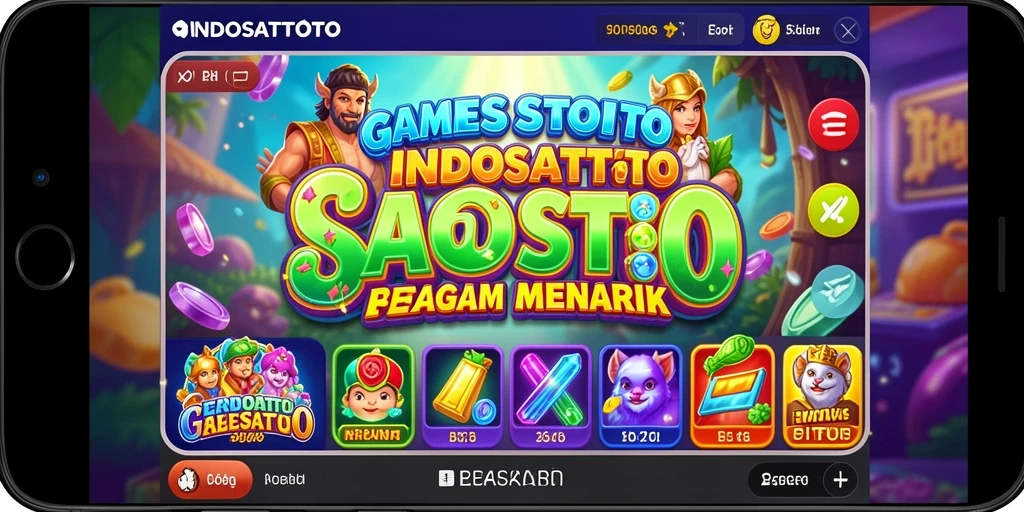 Tampilan gameplay menarik dari game Slot INDOSATTOTO.