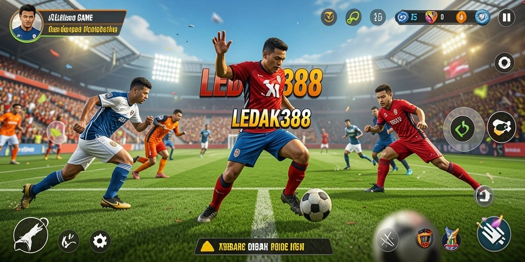 Tampilan screenshot LEDAK388 yang menunjukkan aksi seru dalam pertandingan olahraga.