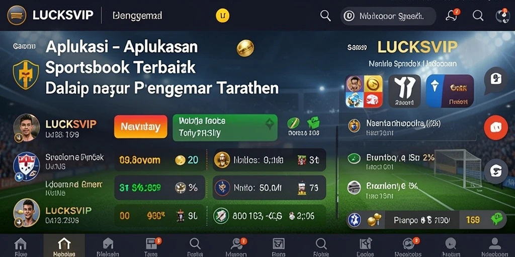 Tampilan permainan sportsbook LUCKSVIP yang menarik dan interaktif.