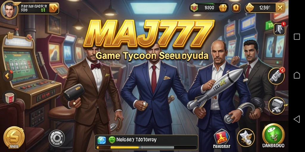 Tampilan gameplay Tycoon yang menarik dan dinamis di MAJ777.