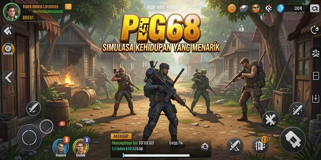 Tampilan gameplay PGG68 yang menarik dan interaktif.