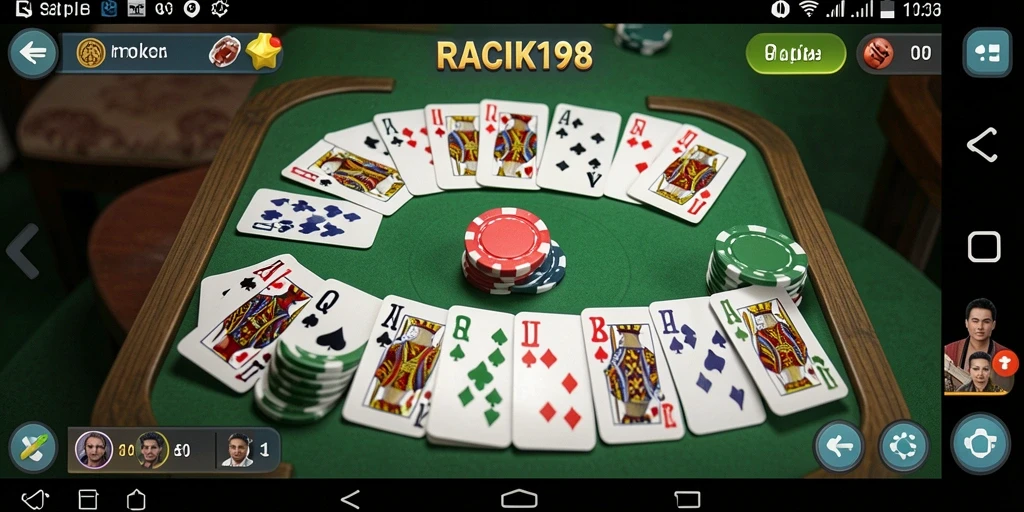 Screenshot gameplay seru permainan Gaple