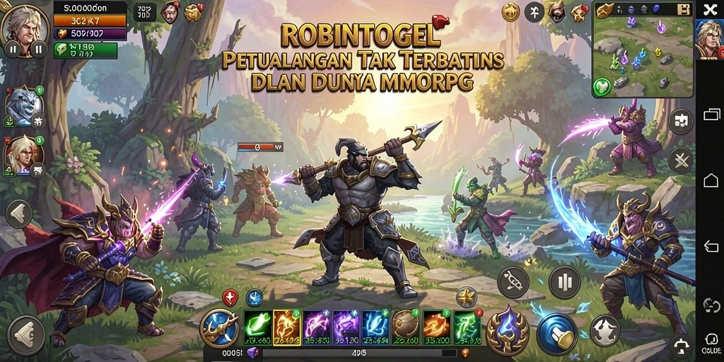 Tangkapan layar gameplay ROBINTOGEL yang mendebarkan dan penuh aksi.