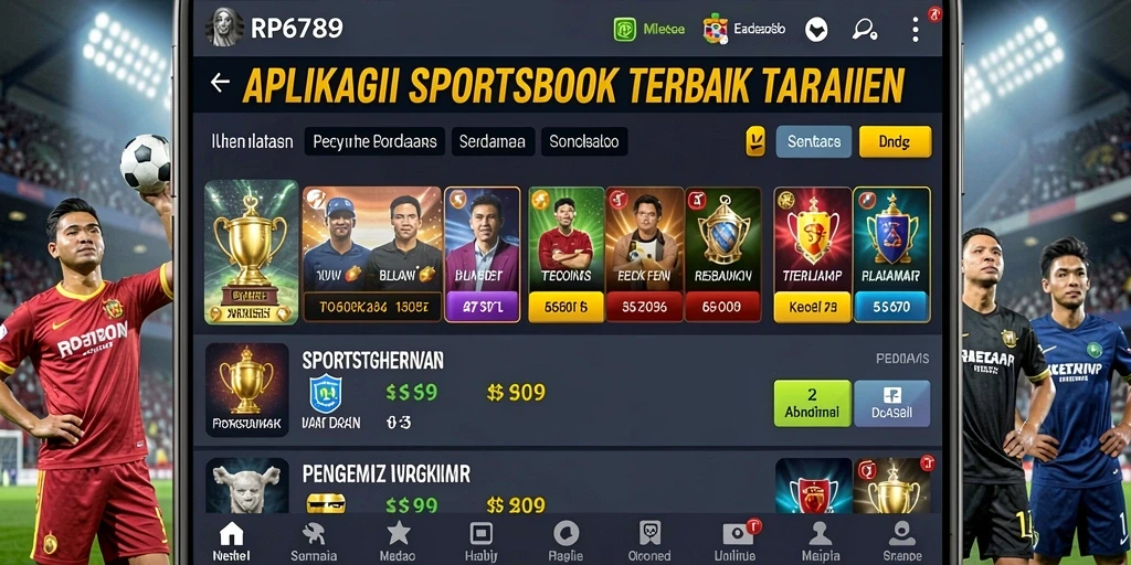 Tampilan antarmuka RP6789 dengan fitur taruhan olahraga yang menarik.