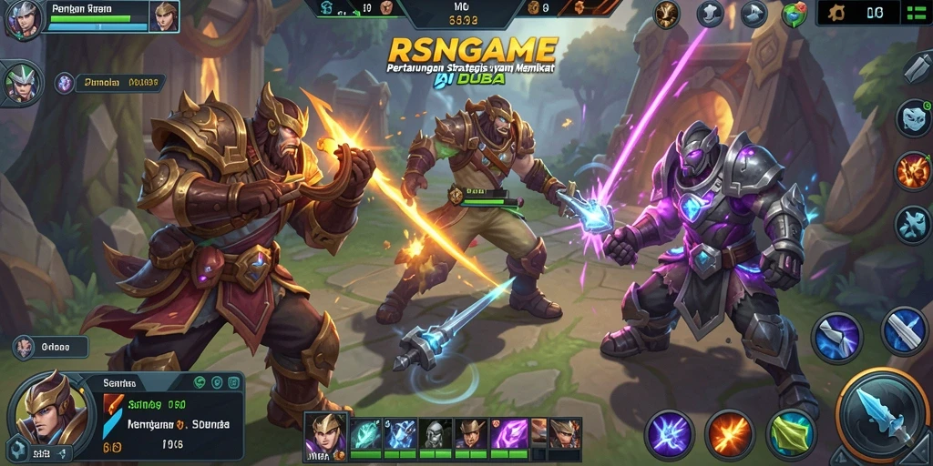 Pengalaman realistis dalam bermain RSNGAME dengan strategi tim yang mendalam.