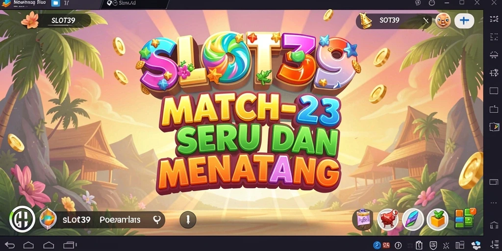 Tangkapan layar SLOT39 yang menunjukkan gameplay Match-3 yang menyenangkan.