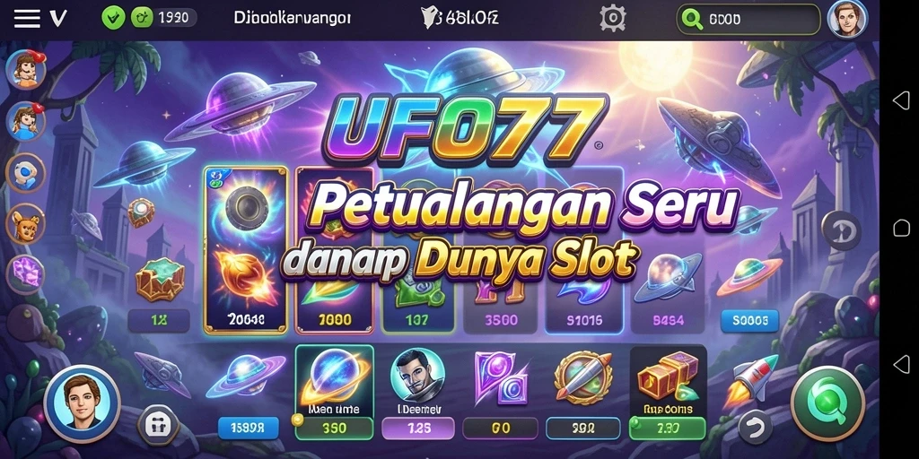 Tampilan gameplay <strong>UFO77</strong> yang menegangkan dan penuh warna.