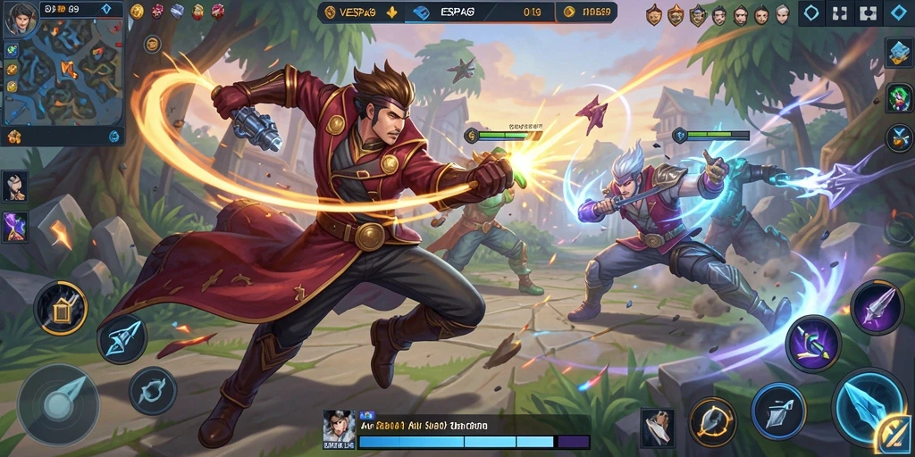 Gameplay intens VESPA69 dengan grafis memukau.