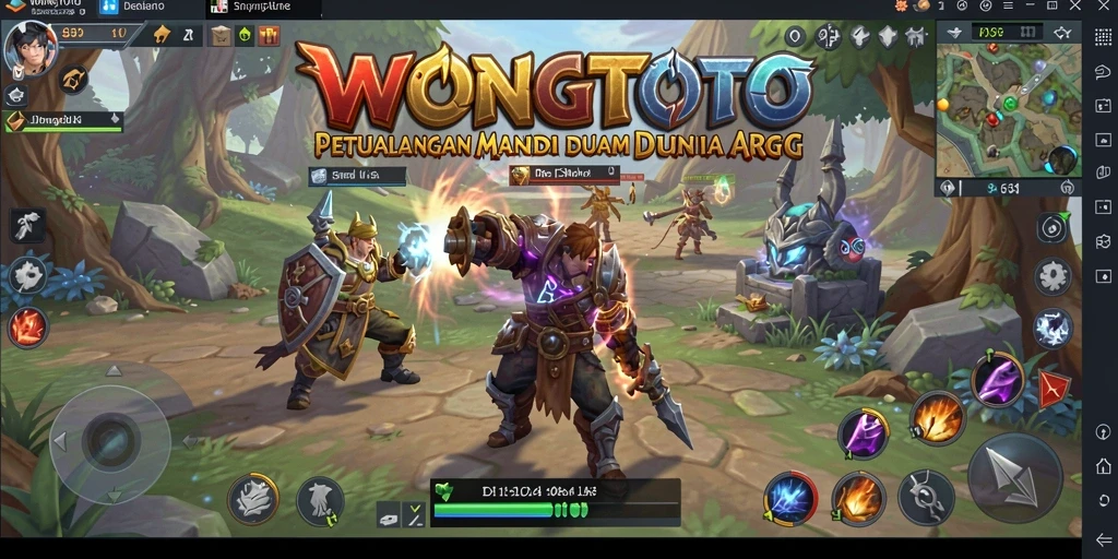 Tampilan gameplay menakjubkan dari WONGTOTO dengan laga seru.