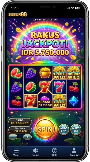 Tampilan utama aplikasi subur88 yang informatif.